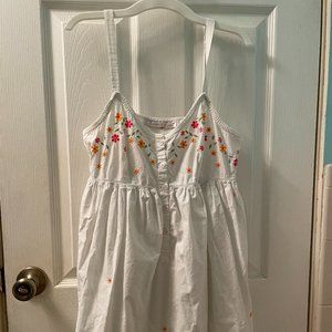 Claire's Rose Dainty Floral Print Mini Dress